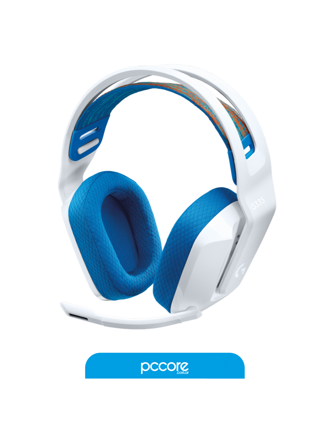 Auriculares Logitech G335 Plug 3.5 Gamer White