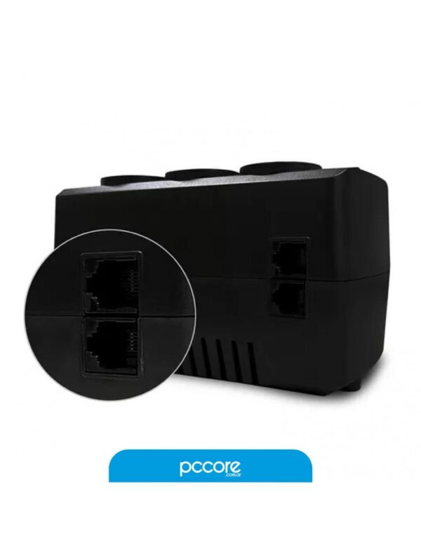 Estabilizador Trv Powersafe Gamer 1000W 6 Tomas USB RJ45