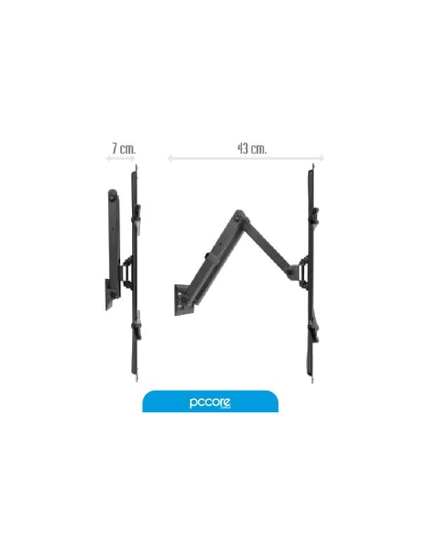 255_3.jpg Soporte Para Tv Extensible Articulado Reforzado 35Kg 32-65 Onebox OB-SMC35