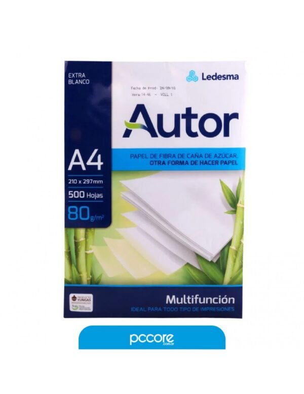 Resma A4 Autor 80 GRS