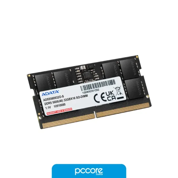 Ram Sodimm DDR5 32GB Adata 5600Mhz