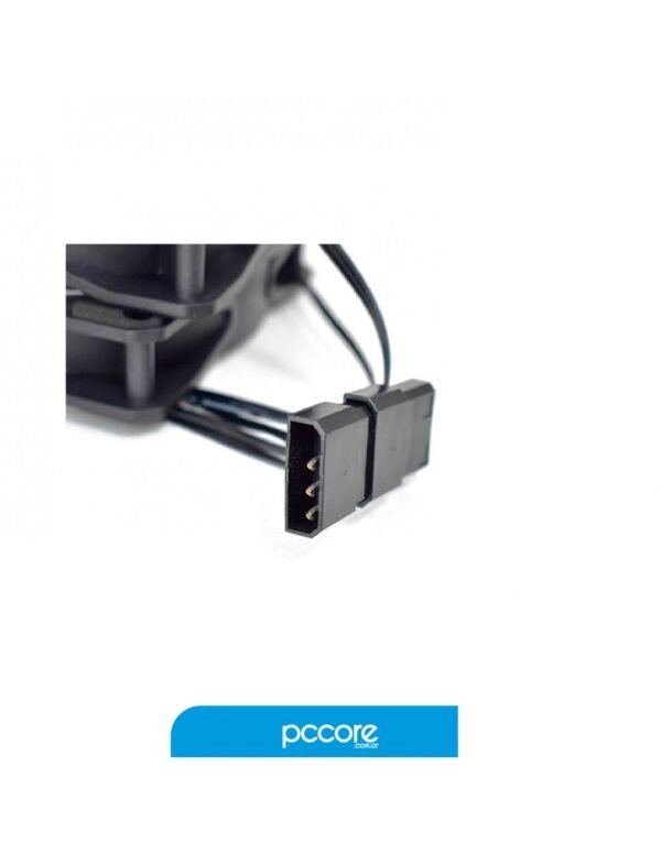 Cooler Fan PC Nisuta NS-FAN122L 120X120X25 RGB 4 Pines X2