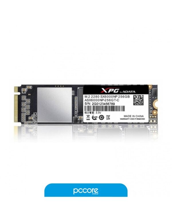 Disco Solido SSD 256GB M2 Adata XPG SX6000 Lite NVME 1800MB/s