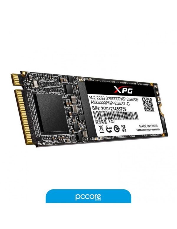 Disco Solido SSD 256GB M2 Adata XPG SX6000 Lite NVME 1800MB/s