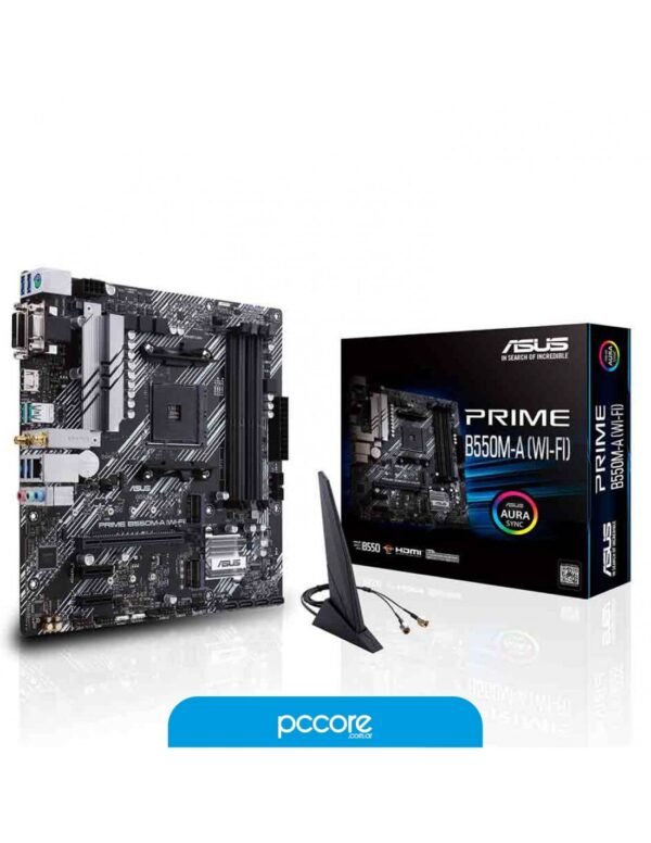 Motherboard Asus Prime B550M-A AC Wifi Box Am4