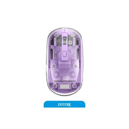 Mouse Inalambrico XO M12 Bluetooth Y USB Recargable Violeta
