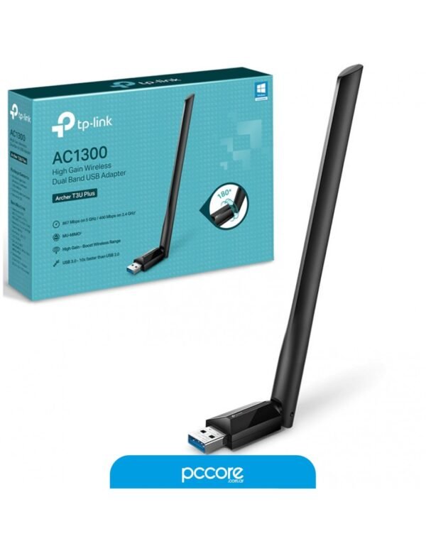 Adaptador Wifi Usb Tp-Link Archer T3U Plus AC1300 Hight Gain