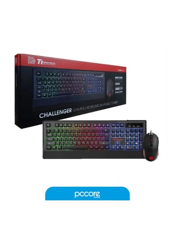 Combo Thermaltake Teclado + Mouse Gamer Challenger Elite RGB