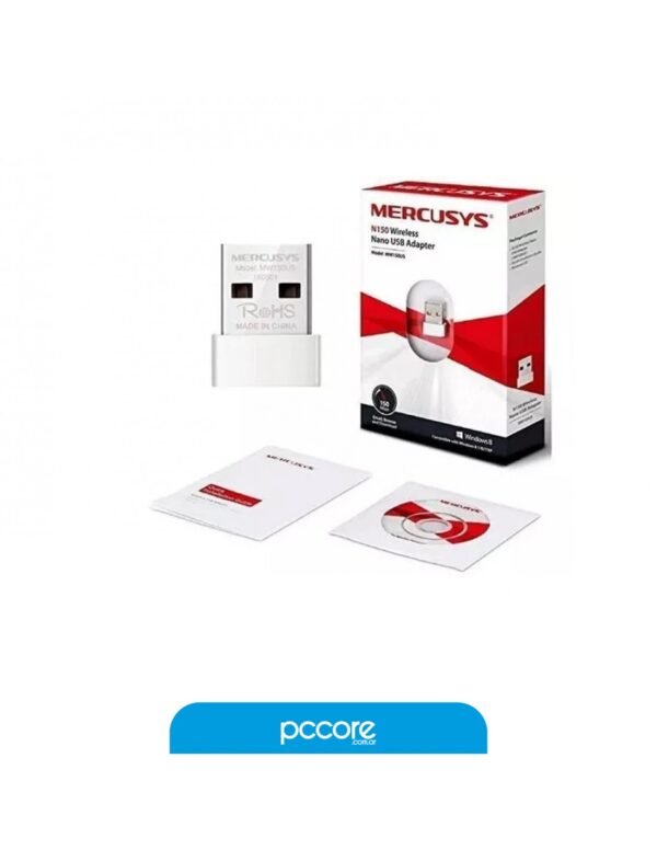 Adaptador Wifi Usb Mercusys MW150US Nano 2.4GHz 150Mbps
