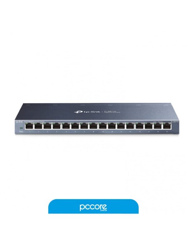 Switch 16p Tp-Link TL-SG116 10/100/1000 Gigabit No Admin