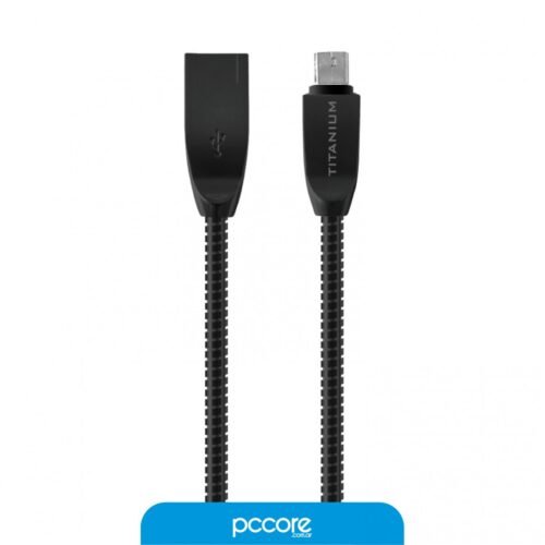 Cable Usb Foxbox Titanium Micro USB Negro
