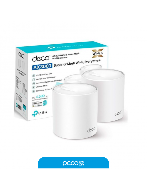 48876_2.png Repetidor Wifi Tp-Link Deco X50 AX3000 Pack 2 Wifi 6 Giga Mesh