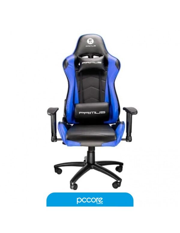 Silla Gamer Primus THRONOS 100T Black/Blue 120kg