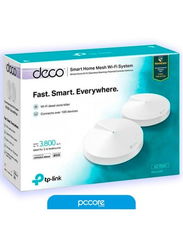 Repetidor Wifi Tp-Link Deco M5 Pack 2 TL-AC1300 Mesh