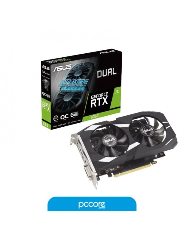 Placa De Video Asus RTX 3050 DUAL 6GB OC GDDR6