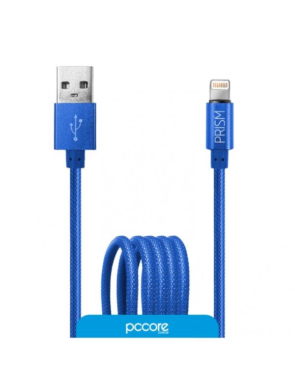 Cable Usb Foxbox Prism Lightning 2Mts Azul