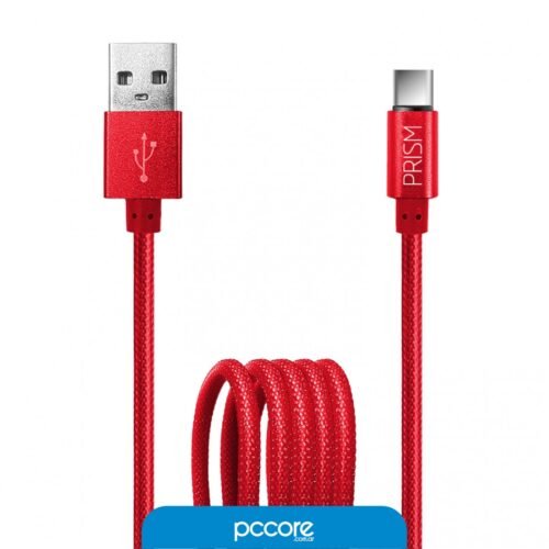 Cable Usb Foxbox Prism Tipo C 2Mts Rojo