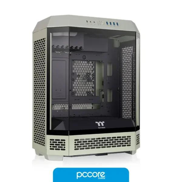 600MG-14 Gabinete Thermaltake The Tower 600 2 Fanes Matcha Green