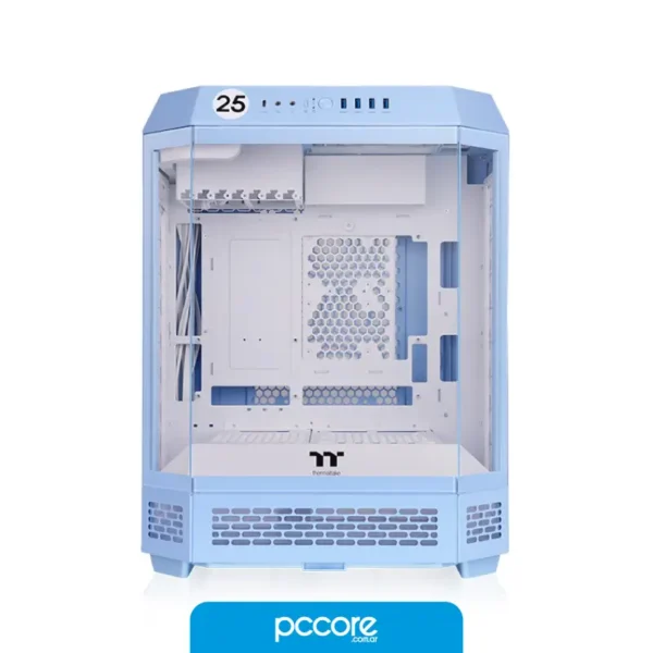 600X2FAN-12 Gabinete Thermaltake The Tower 600 2 Fanes Hydrangea Blue