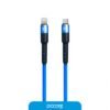 Cable Usb Foxbox Round Lightning a Type-C Azul