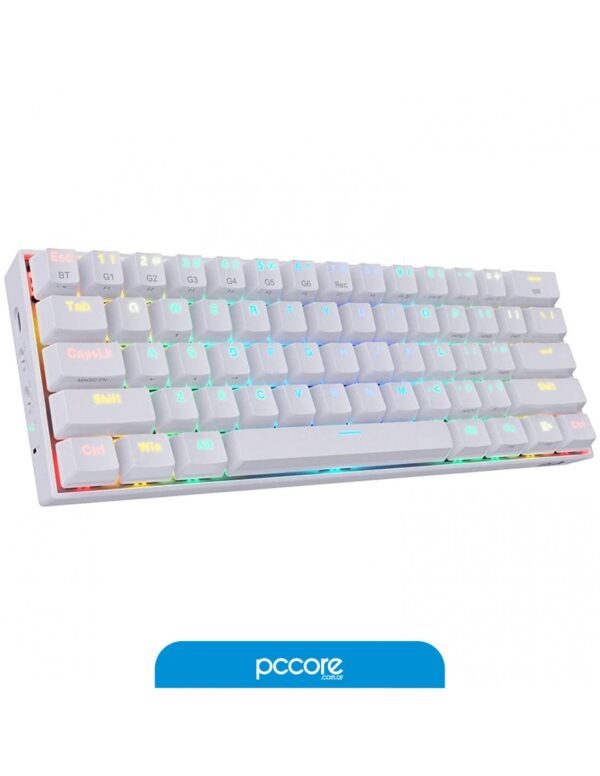 Teclado Redragon Draconic K530 Mecanico RGB White