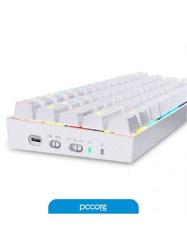 Teclado Redragon Draconic K530 Mecanico RGB White