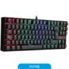 Teclado Redragon Kumara RGB K552 60 Usb Mecanico Black Switch Blue