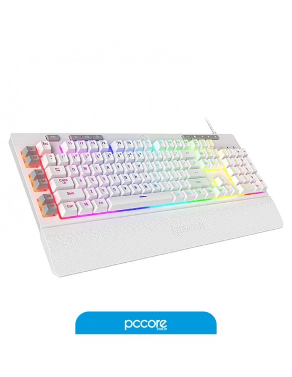 Teclado Redragon Shiva K512 Membrana Usb White