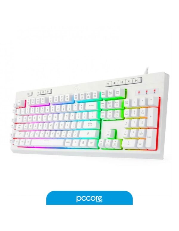 Teclado Redragon Shiva K512 Membrana Usb White