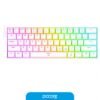 Teclado Redragon Brown RGB K630 Dragonborn Usb White