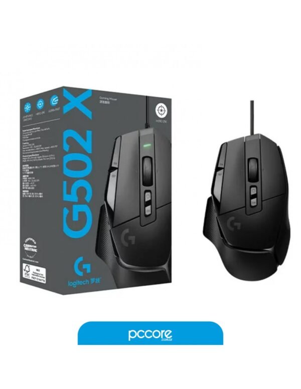 9106137_5.jpg Mouse Logitech G502 X Gamer Black Usb