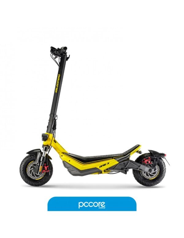 Monopatin Electrico Velocifero ONE-X Motor Dual 500W X 2 MW23 YELLOW