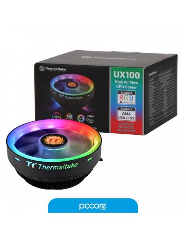 959412_4.jpg Cooler Fan CPU Thermaltake UX100 ARGB 1150/AM4