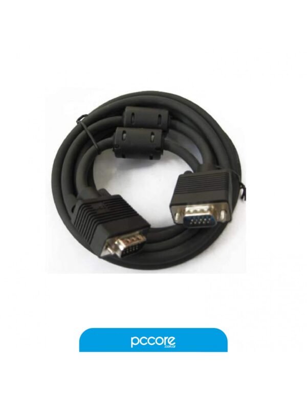 Cable Vga Nisuta M-M 3 Mts Bulk C/Filtro Ns-Cvga3
