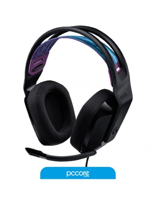 Auriculares Logitech G335 Plug 3.5 Gamer Black