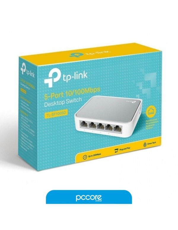 Switch 5p Tp-Link 10/100MB TL-SF1005D Mini Desktop