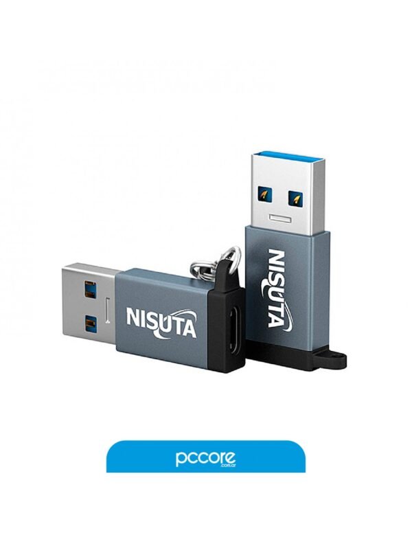 Adaptador Nisuta Usb Tipo A A Tipo C 3.1 Ns-Adu31uc