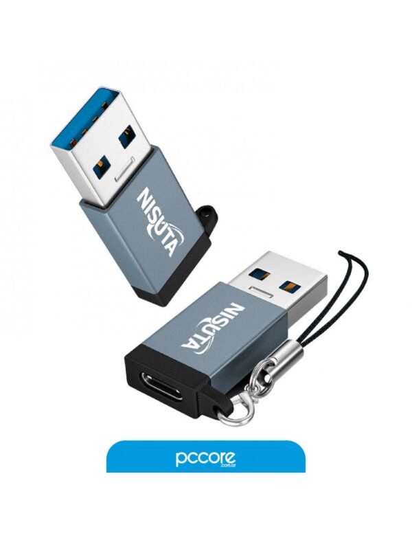 Adaptador Nisuta Usb Tipo A A Tipo C 3.1 Ns-Adu31uc