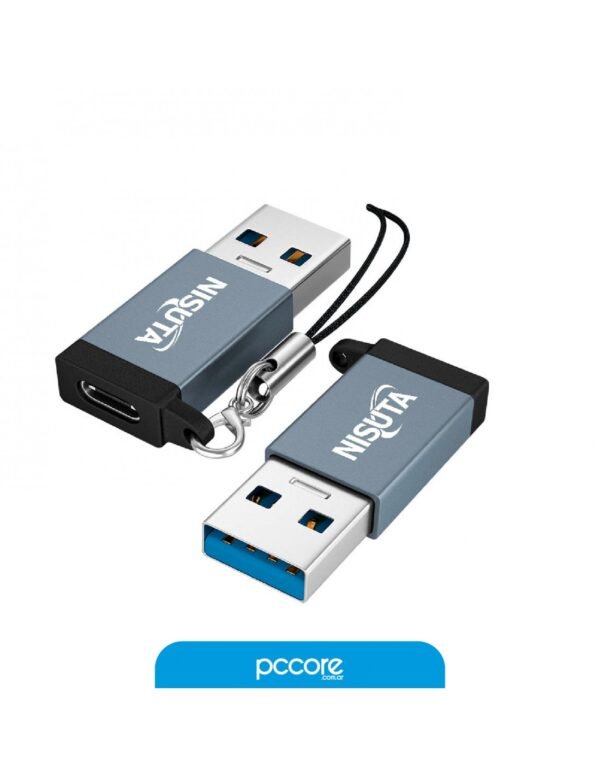 Adaptador Nisuta Usb Tipo A A Tipo C 3.1 Ns-Adu31uc