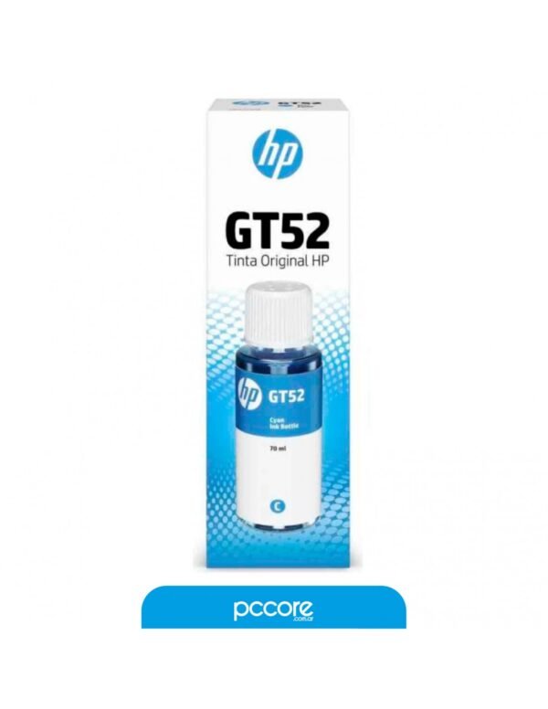 Botella De Tinta HP GT52 Cyan