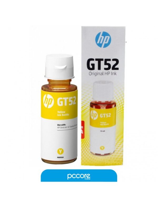 Botella De Tinta HP GT52 Amarillo