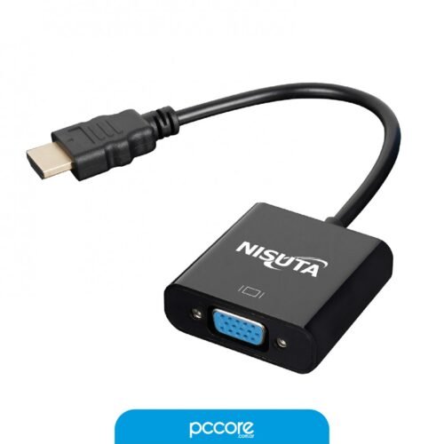 Conversor Nisuta Hdmi A Vga 720p HD Ns-Cohdvg6
