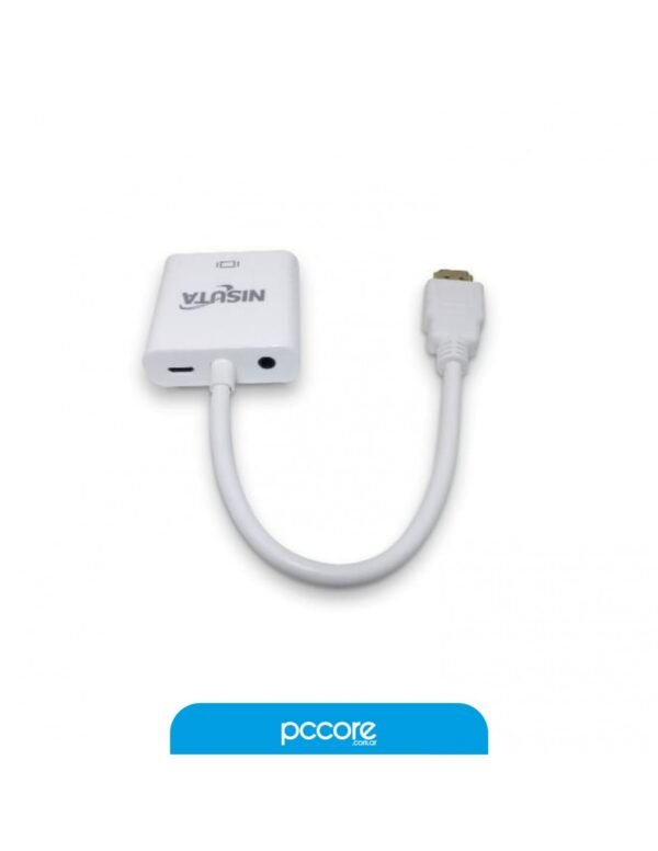 Conversor Nisuta Hdmi A Vga 1080p Full HD Ns-Cohdvg4