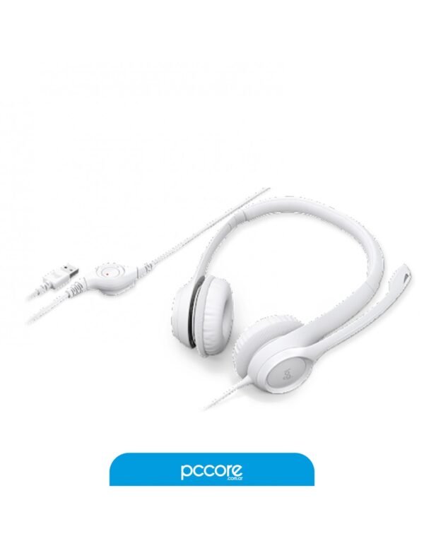 Auriculares Logitech H390 Usb C/Mic White