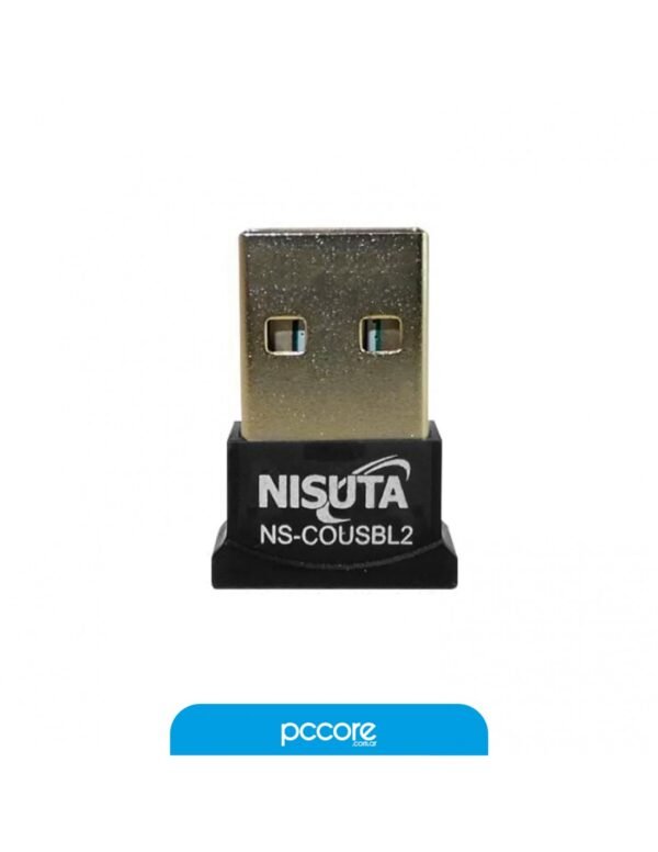 Adaptador Nisuta Usb Bluetooth Para Pc BT 5.0 Ns-Cousbl2