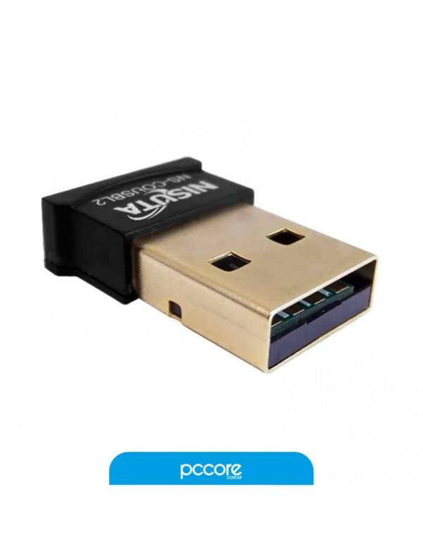 Adaptador Nisuta Usb Bluetooth Para Pc BT 5.0 Ns-Cousbl2