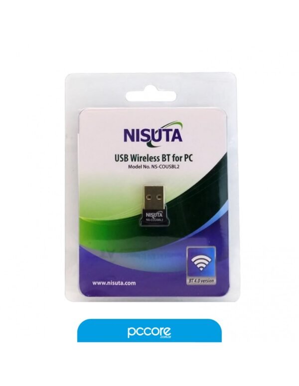 Adaptador Nisuta Usb Bluetooth Para Pc BT 5.0 Ns-Cousbl2