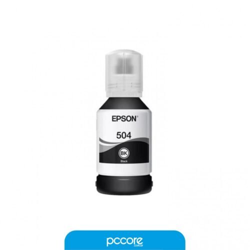 Botella De Tinta Epson 504 Negro