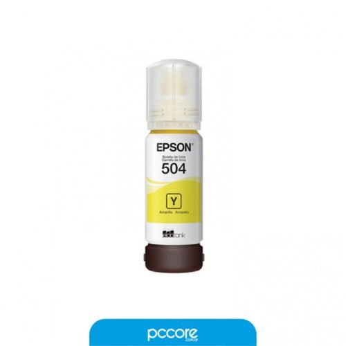 Botella De Tinta Epson 504 Amarillo