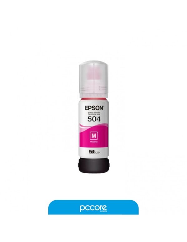 Botella De Tinta Epson 504 Magenta